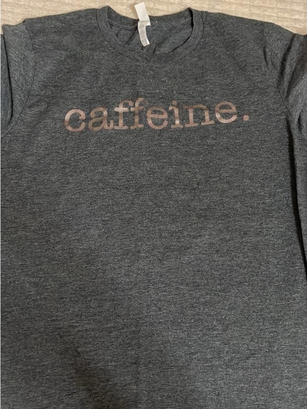 Caffeine Graphic Tee - Dark Heather Gray